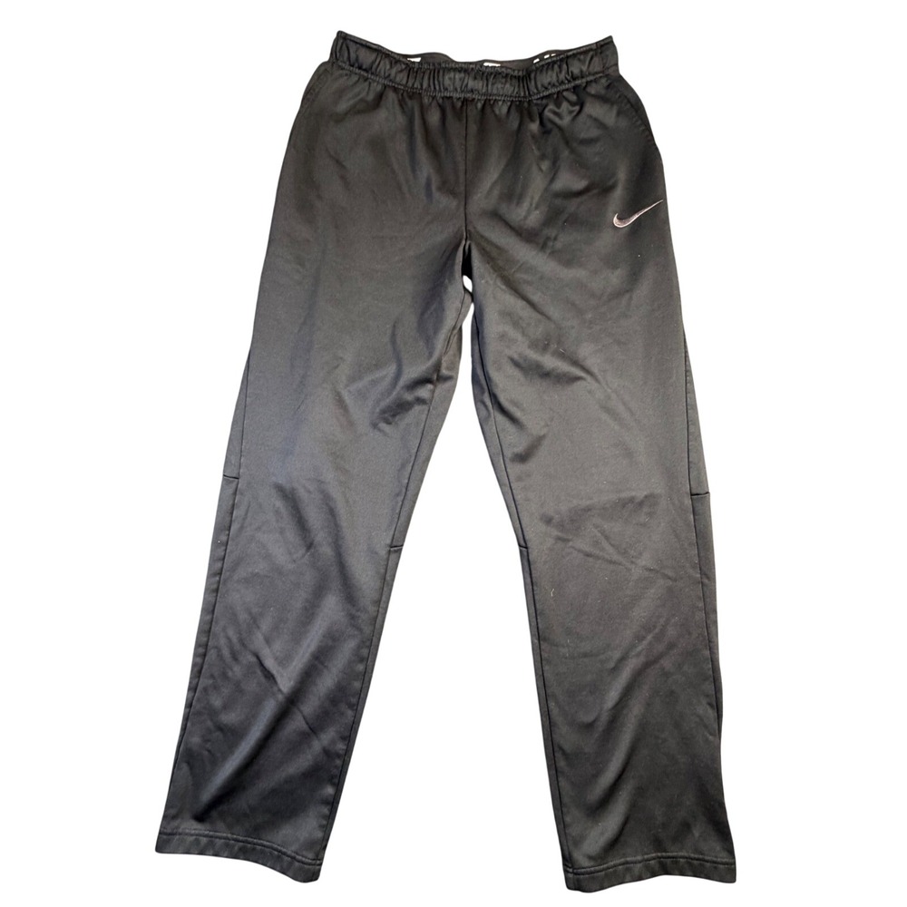 Nike Dri-FIT Mens Training Pants Black Straight Leg Athletic Sweatpants XLT